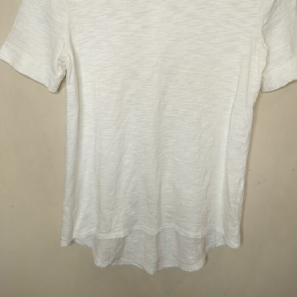 Chico's The Ultimate Tee Shirt Cotton Modal Hi Low - Picture 3 of 11